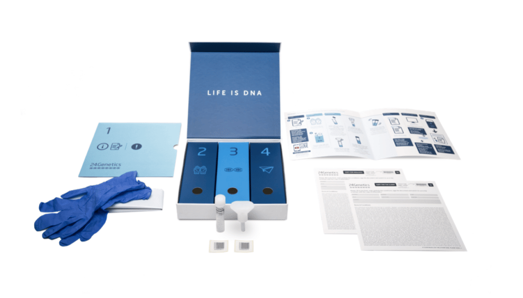 DNA testing at home 24Genetics